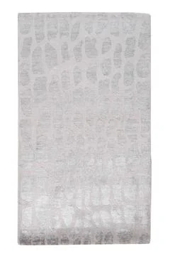 Colored machine carpet on a white background Stock Photos