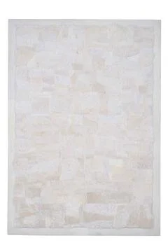 Colored machine carpet on a white background Stock Photos