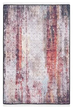 Colored machine carpet on a white background Stock Photos