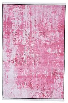 Colored machine carpet on a white background Stock Photos