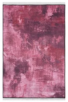 Colored machine carpet on a white background Foto stock