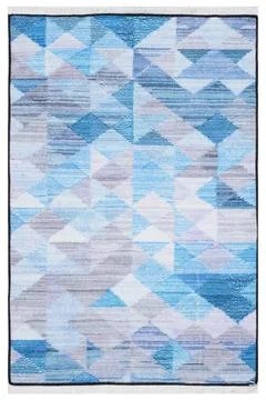 Colored machine carpet on a white background Stock Photos