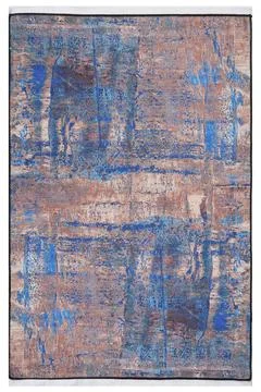 Colored machine carpet on a white background Stock Photos