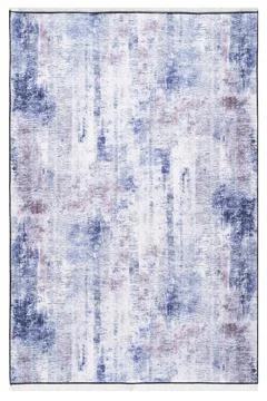 Colored machine carpet on a white background Foto stock