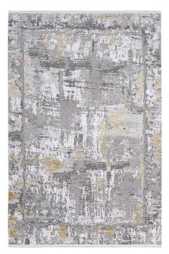 Colored machine carpet on a white background Foto stock