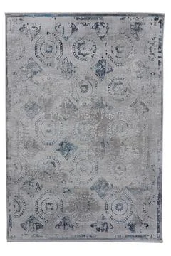 Colored machine carpet on a white background Stock Photos