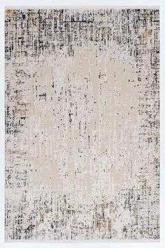 Colored machine carpet on a white background Stock Photos