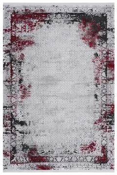 Colored machine carpet on a white background Stock Photos