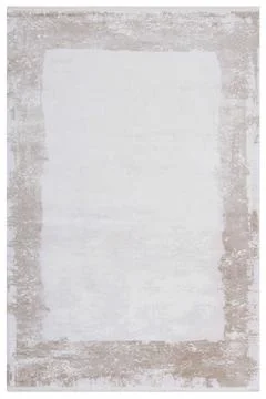 Colored machine carpet on a white background Foto stock