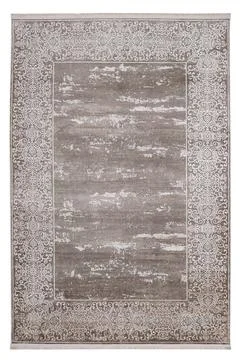 Colored machine carpet on a white background Foto stock