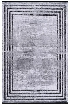 Colored machine carpet on a white background Foto stock