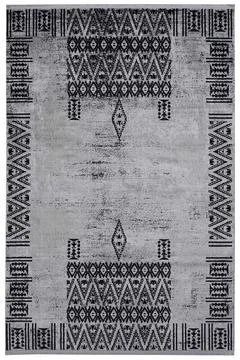 Colored machine carpet on a white background Foto stock