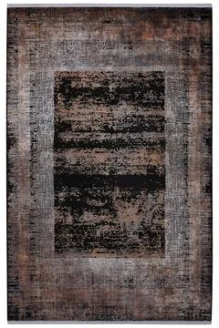 Colored machine carpet on a white background Foto stock