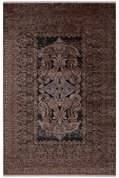 Colored machine carpet on a white background Stock Photos