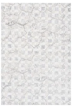 Colored machine carpet on a white background Foto stock
