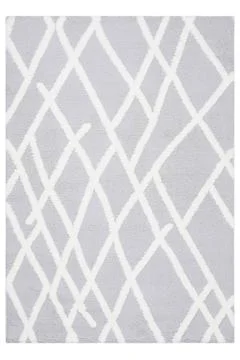 Colored machine carpet on a white background Stock Photos