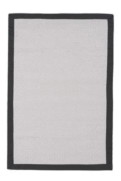 Colored machine carpet on a white background Stock Photos