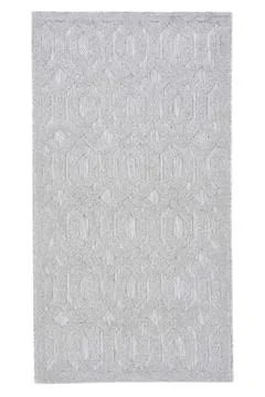 Colored machine carpet on a white background Stock Photos