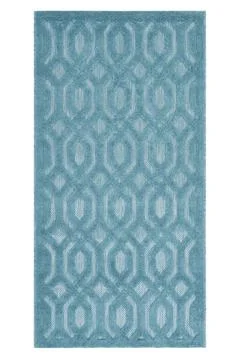 Colored machine carpet on a white background Stock Photos