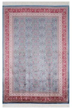 Colored machine carpet on a white background Foto stock