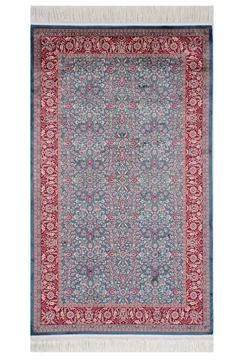 Colored machine carpet on a white background Stock Photos
