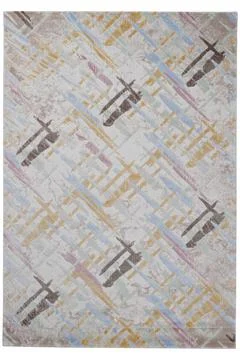 Colored machine carpet on a white background Stock Photos