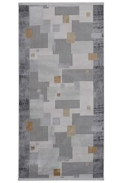 Colored machine carpet on a white background Stock Photos