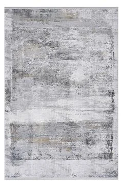 Colored machine carpet on a white background Foto stock