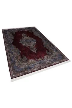 Colored machine carpet on a white background Stock-Fotos