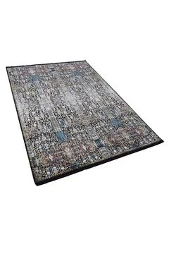 Colored machine carpet on a white background Stock Photos