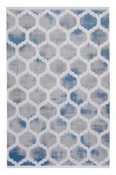 Colored machine carpet on a white background Stock-Fotos