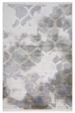 Colored machine carpet on a white background Stock Photos