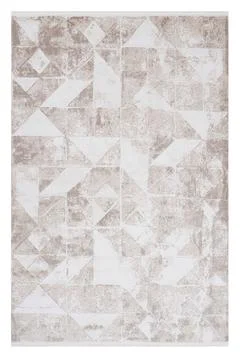 Colored machine carpet on a white background Stock Photos