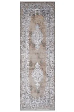 Colored machine carpet on a white background Foto stock
