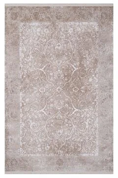 Colored machine carpet on a white background Stock Photos