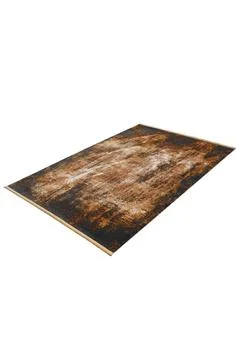 Colored machine carpet on a white background Stock Photos