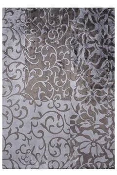 Colored machine carpet on a white background Stock Photos