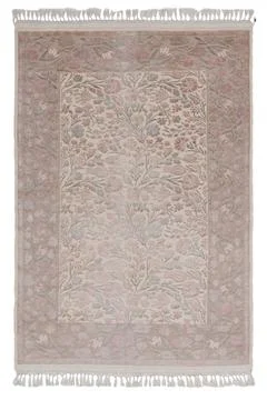 Colored machine carpet on a white background Foto stock