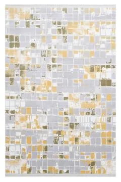 Colored machine carpet on a white background Stock Photos