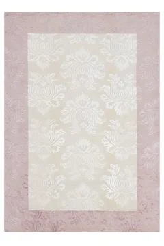 Colored machine carpet on a white background Stock Photos