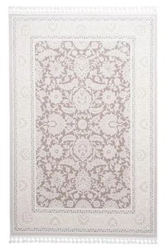 Colored machine carpet on a white background Stock Photos