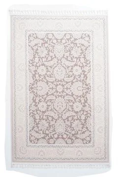 Colored machine carpet on a white background Stock Photos