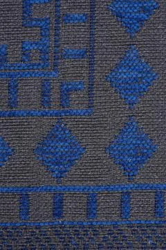 Colored machine carpet on a white background Stock Photos