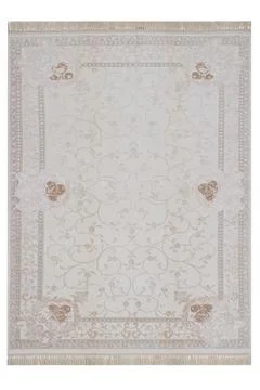 Colored machine carpet on a white background Stock Photos