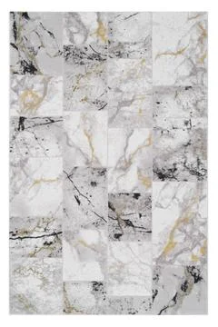 Colored machine carpet on a white background Stock Photos