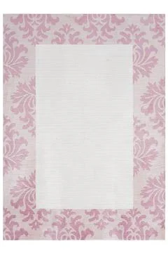 Colored machine carpet on a white background Stock Photos