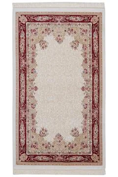 Colored machine carpet on a white background Foto stock