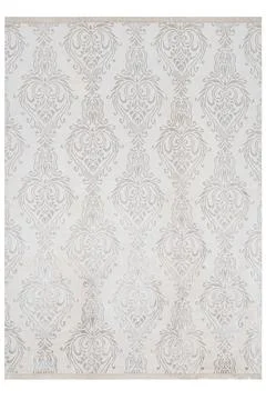 Colored machine carpet on a white background Stock Photos