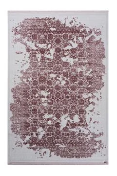 Colored machine carpet on a white background Stock Photos