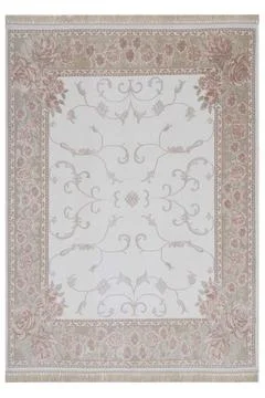 Colored machine carpet on a white background Stock Photos